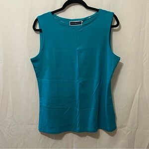 Blue KAREN SCOTT Women’s Square Neck Tank Top